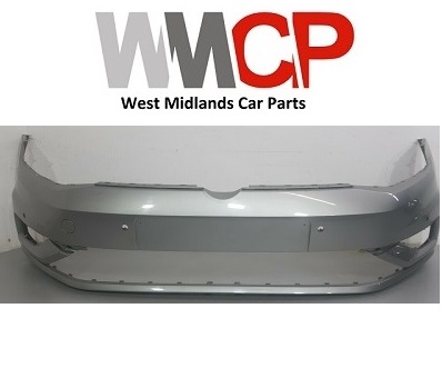 VW GOLF MK7.5 2017-2020 FRONT BUMPER SILVER COLOUR