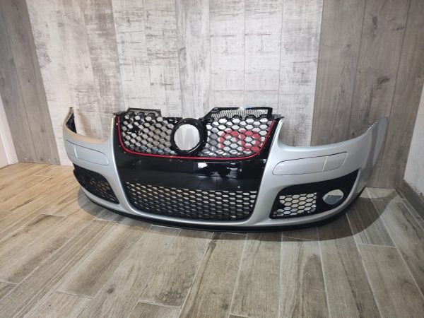 VW GOLF MK5 GTI 2004-2009 FRONT BUMPER SILVER COLOUR - Image 2