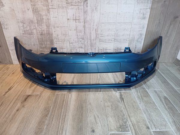 VW POLO 2014-2017 FRONT BUMPER BLUE COLOUR - Image 2