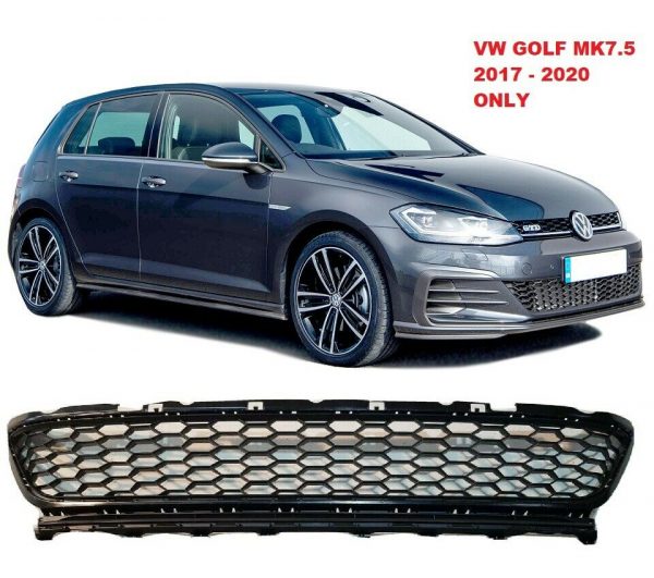 VW GOLF MK7.5 2017 - 2020 BUMPER CENTRE GRILL
