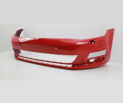 VW GOLF MK7 2013-2017 FRONT BUMPER RED COLOUR